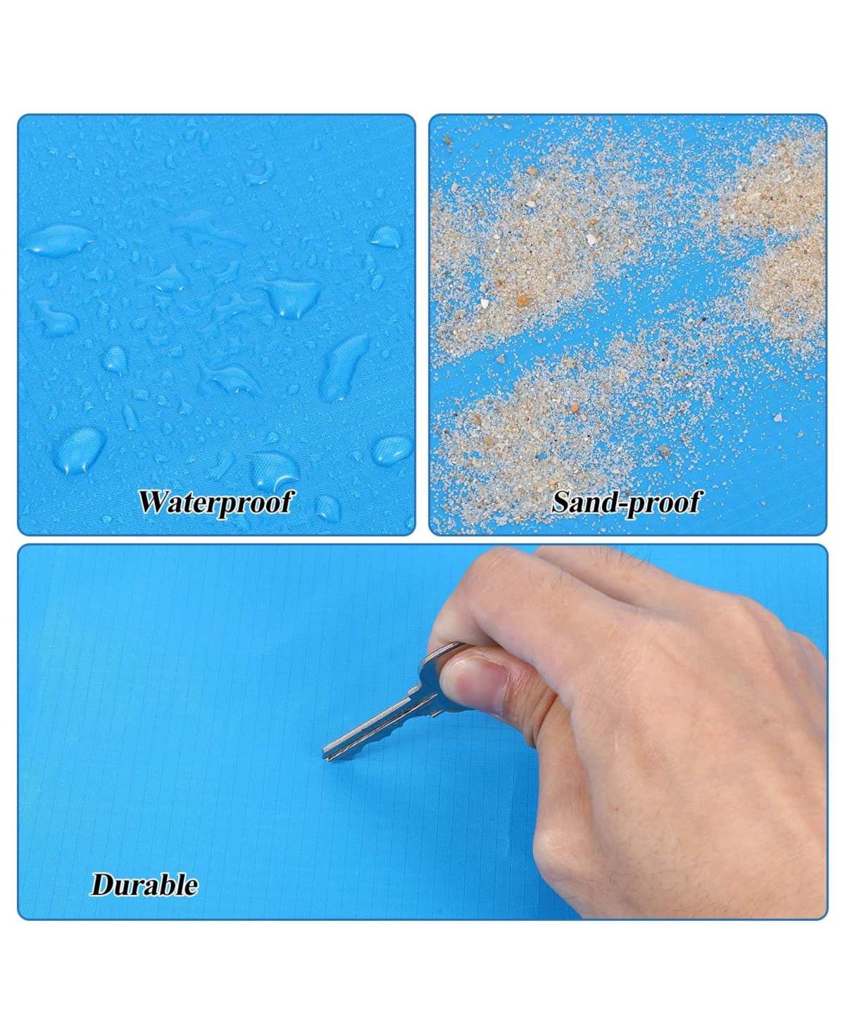 Piscifun Sandproof Waterproof Lightweight Foldable Picnic Blanket Outdoor Camping Mat For Beach Park Lawn
