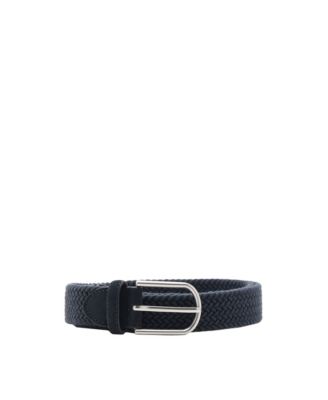 Men's Braided Leather Belt