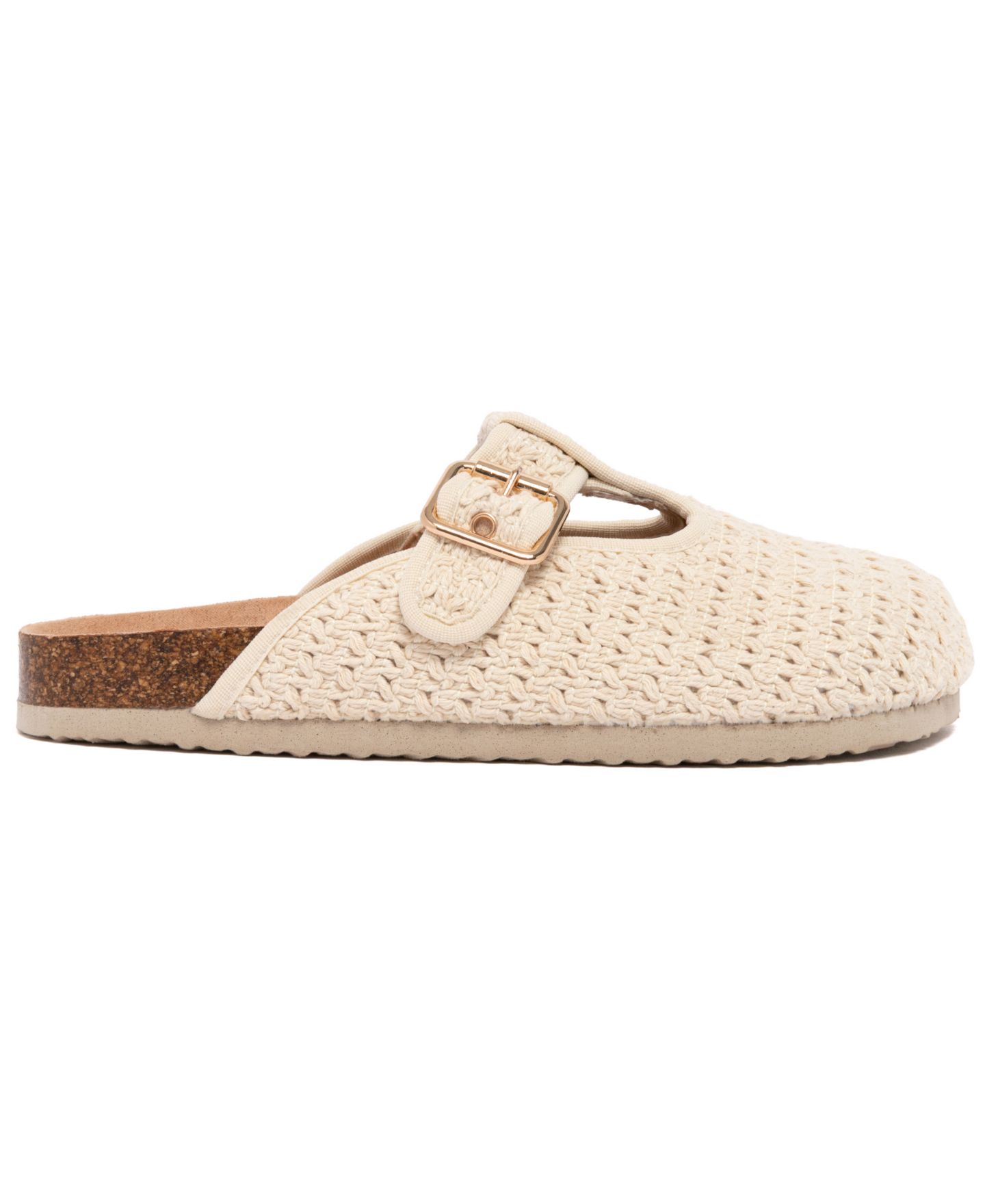 Женские сабо Sugar Snicker Closed-Toe Slip-On Casual, цвет: Кремовый — фото 2