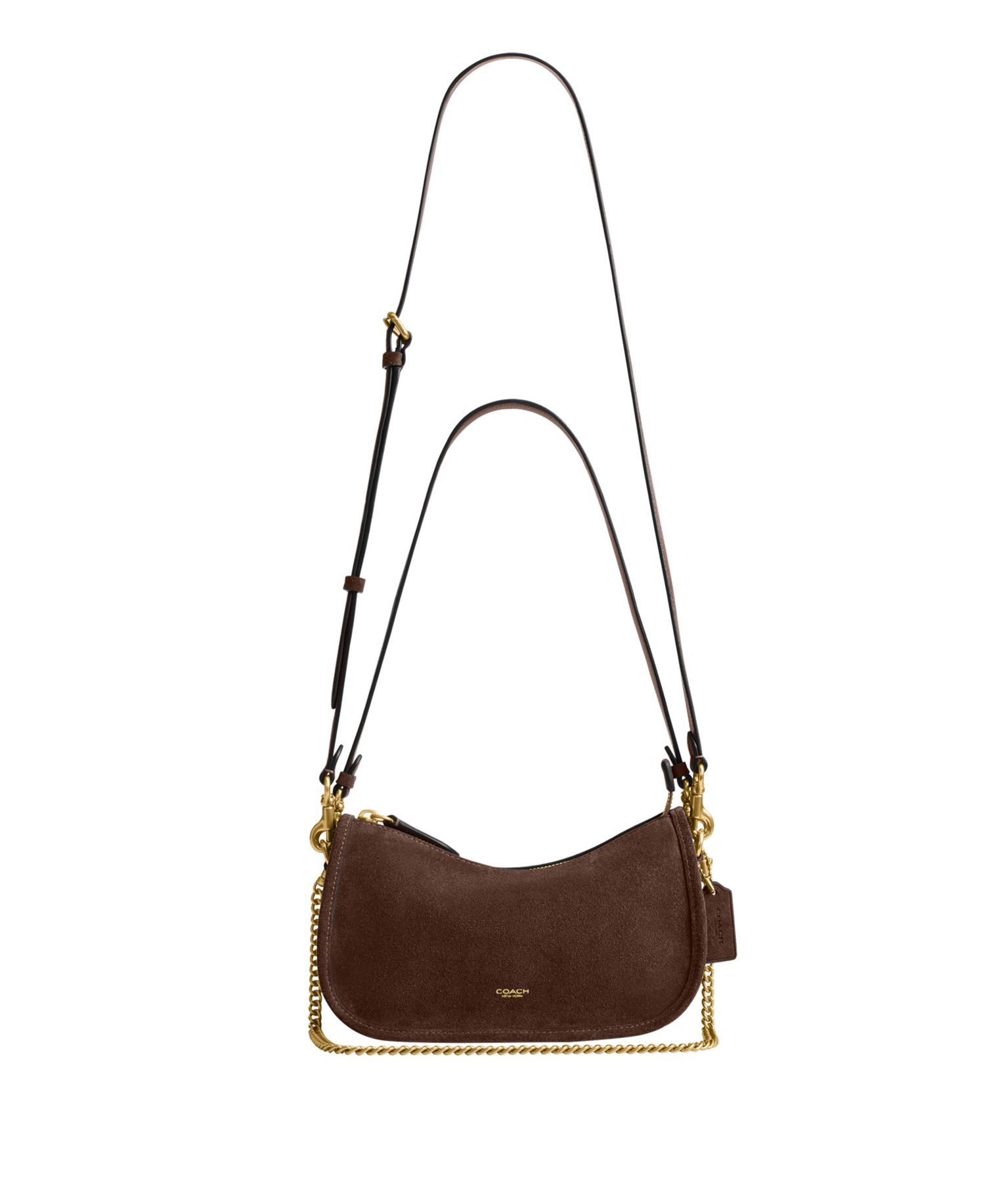 Waverly Small Suede Shoulder Bag