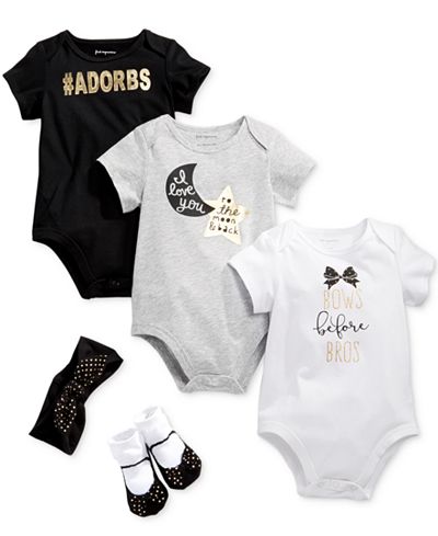 First Impressions Glitter & Bows Bundle, Baby Girls (0-24 months), Only at Macy's
