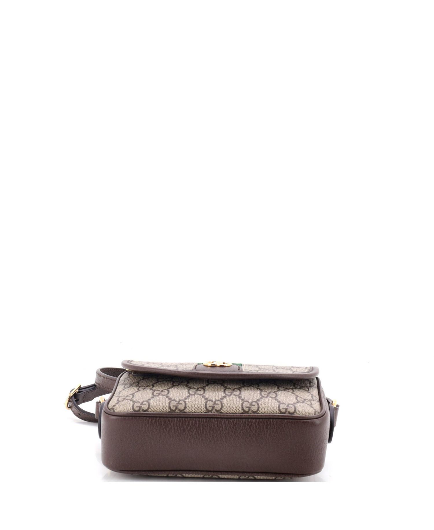 Mini Ophidia Flap Shoulder Bag GG Coated Canvas