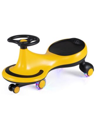 Ride-On Wiggle Toy Car with Flashing Wheels, Battery-Free, Ages 3-8