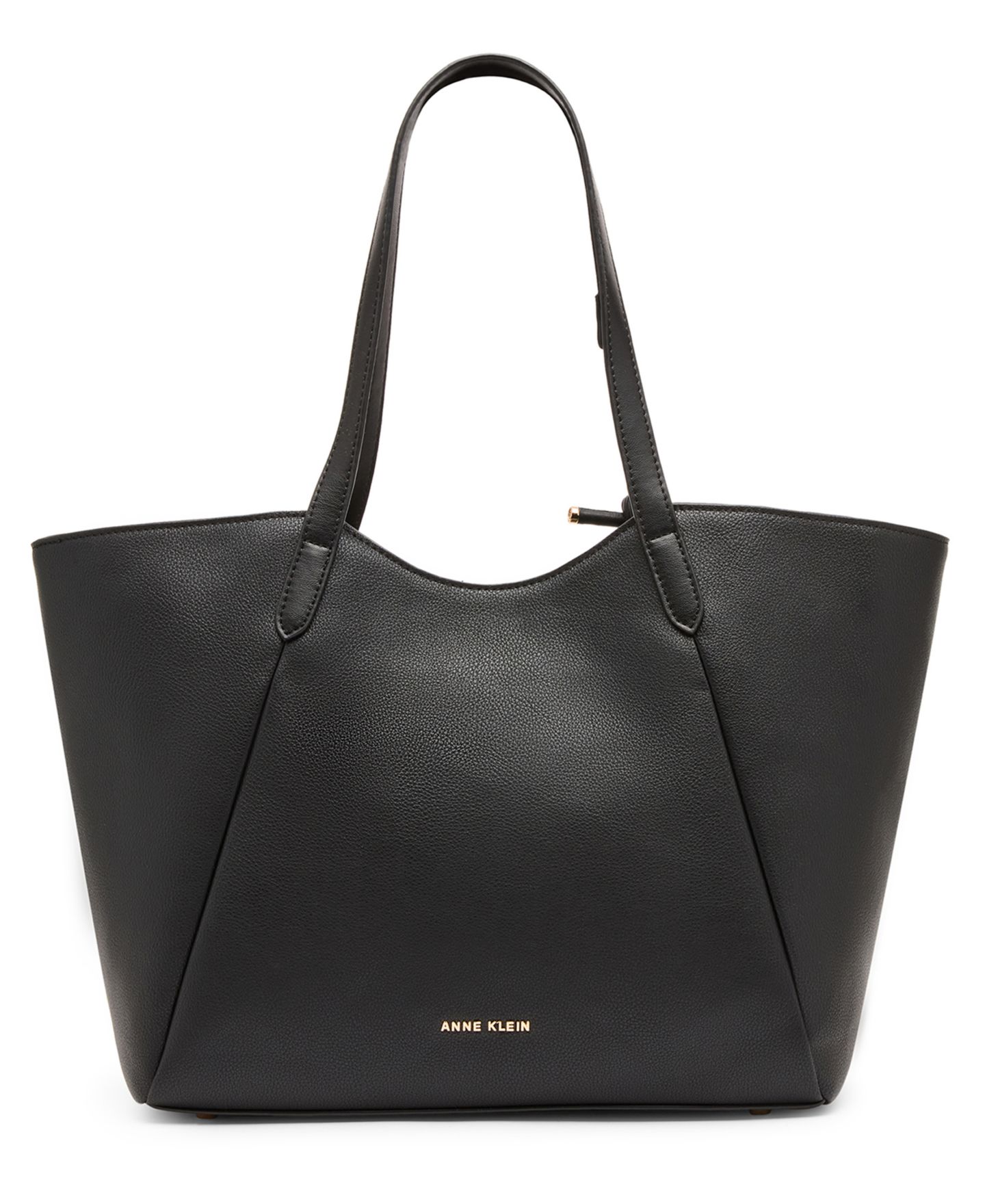 Женская сумка Anne Klein Toggle Extra-Large Tote Handbag, цвет: Чёрный — фото 5