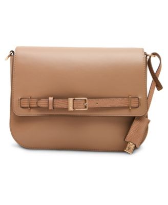 Buckle Convertible Medium Satchel Handbag