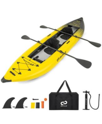 Inflatable 2-person Kayak Set with Aluminium Oars and Repair Kit