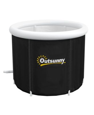 Cold Plunge Tub, Portable Ice Bath with Thermo Lid for Athletes' Recovery
