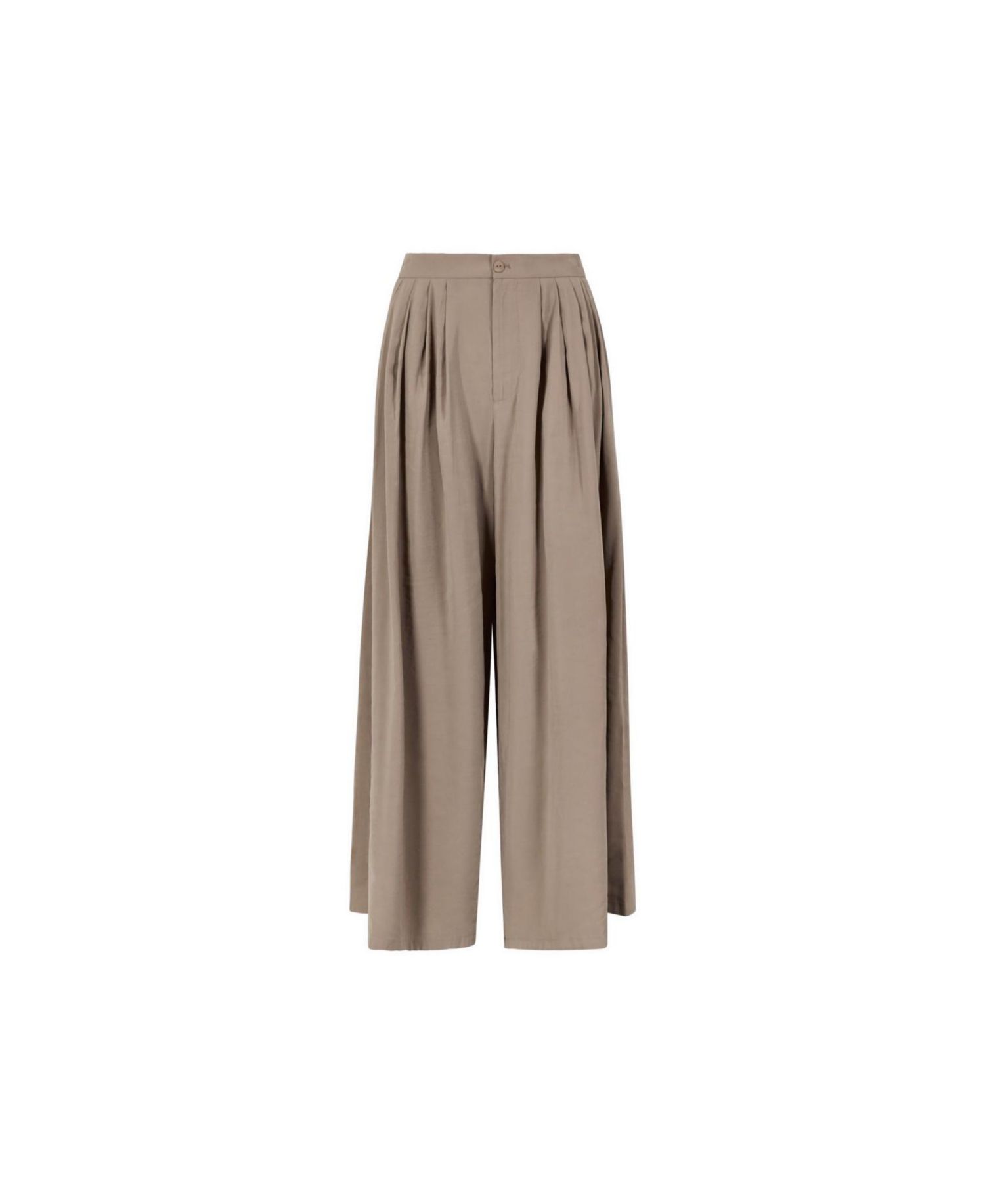 Women's Pleated Wide-Leg Trouser