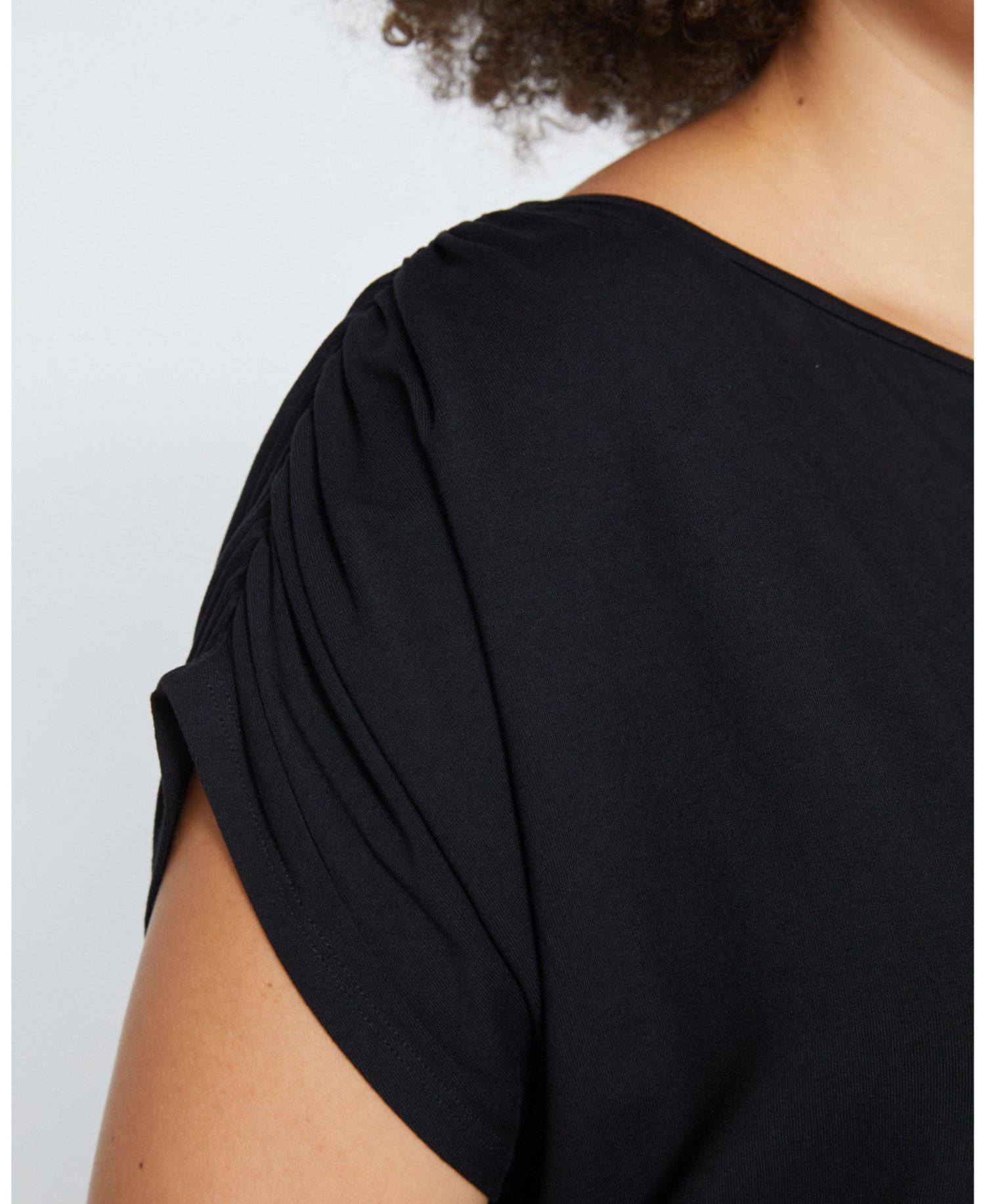 Plus Size Divine Jersey Gathered Tee