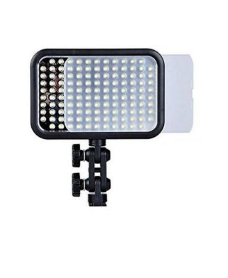 LED126 Hot Shoe Professional LED Video Light for DSLR Cameras and Camcorders, 5500K-6500K Color Temperature