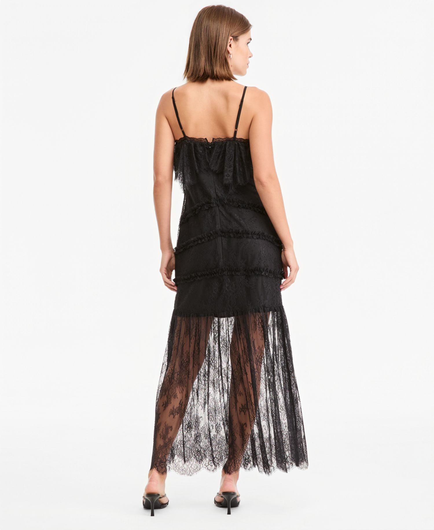 Women's V-Neck Lace Slip Dress