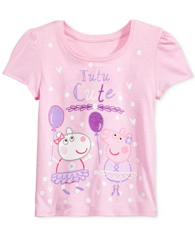 Nickelodeon's Peppa Pig Little Girls' Tutu Cute T-Shirt