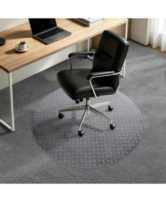 Office Chair Mat For Carpeted Floors Thick Sturdy Protector Easy Glide For Home Office Gaming