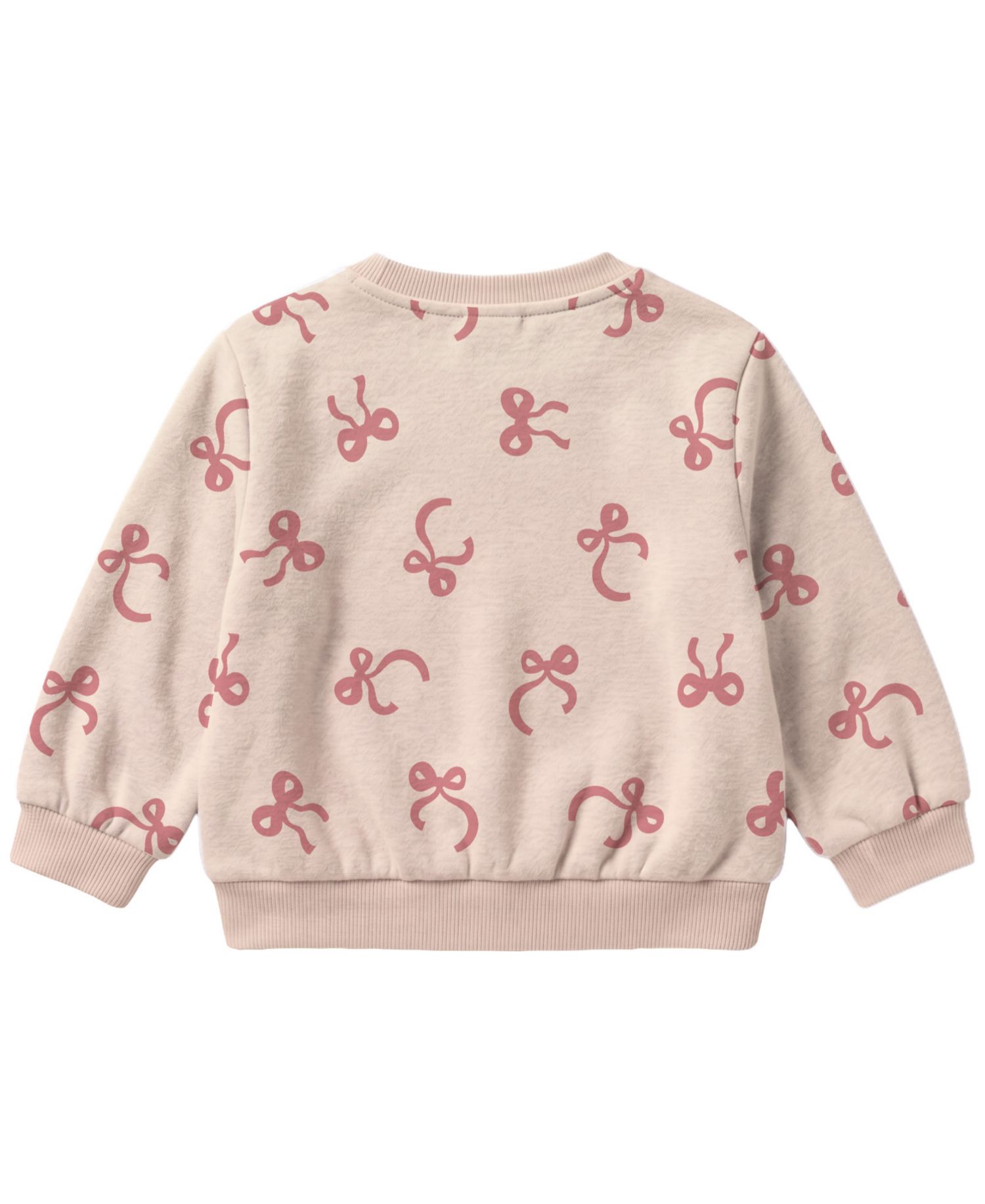 Baby Girls' Minnie Mouse Bow Print Sweatshirt and Ribbed Leggings, 2-Piece Set