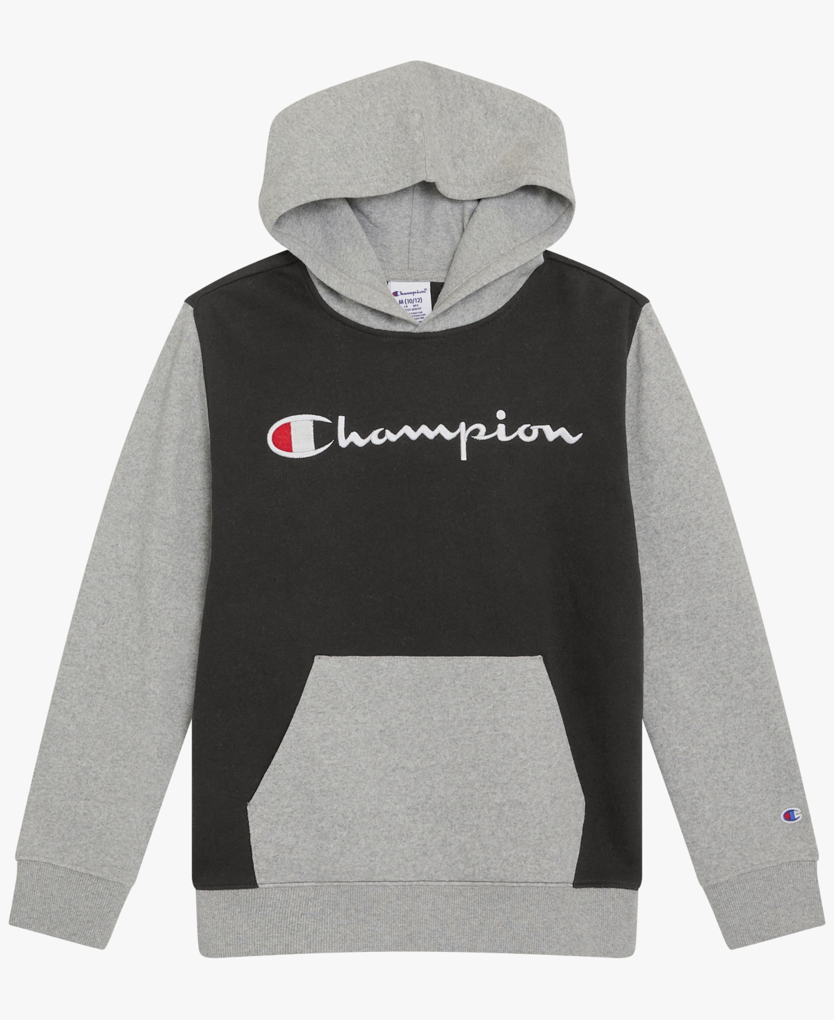 Champion Boys' 8-20 Color-Block Logo Hoodie