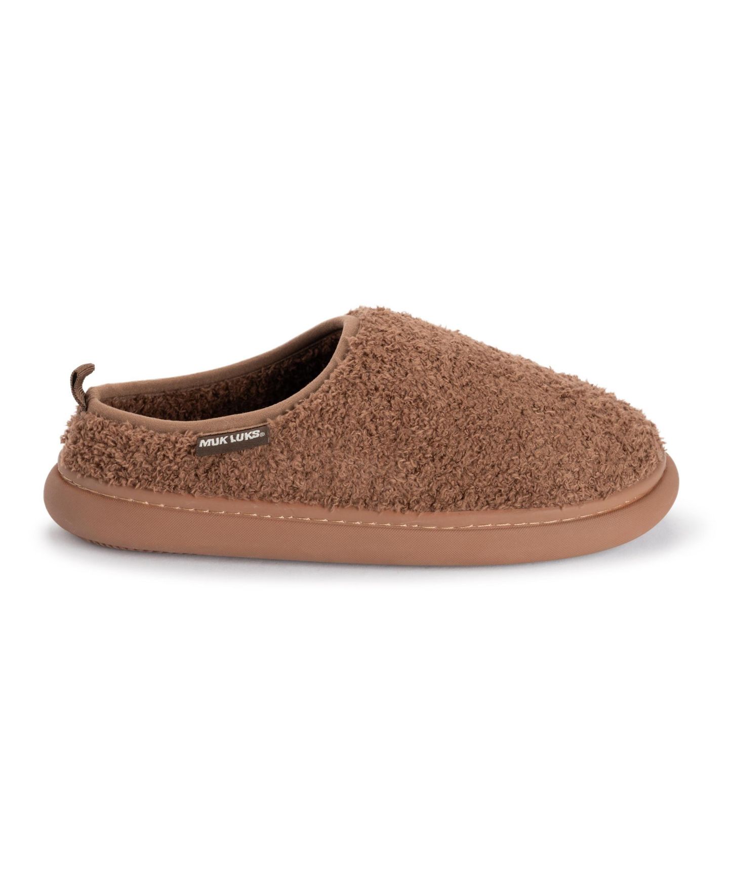 Мужские сабо MUK LUKS Lewis Clog Slippers, цвет: Коричневый — фото 7