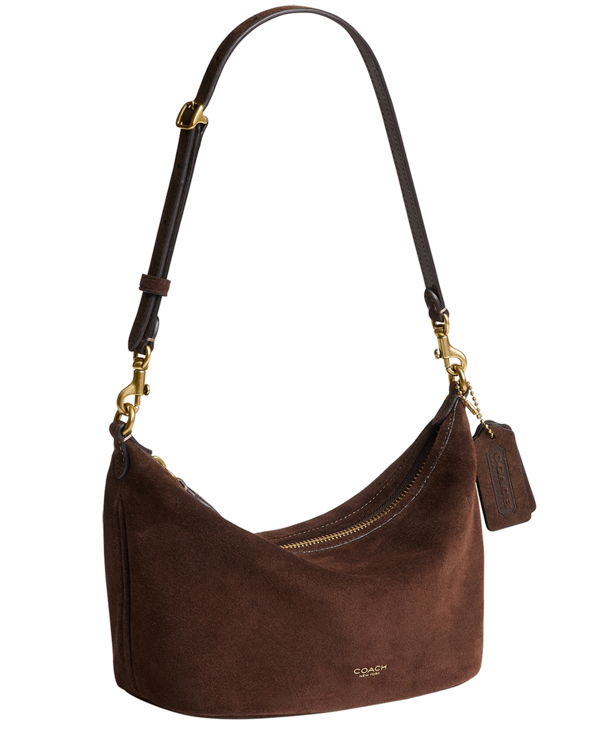 Coach Demi Suede Small Shoulder Handbag