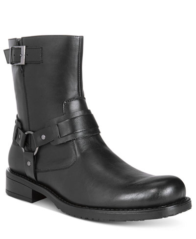 Unlisted by Kenneth Cole Men's Slightly Off Plain-Toe Moto Boots