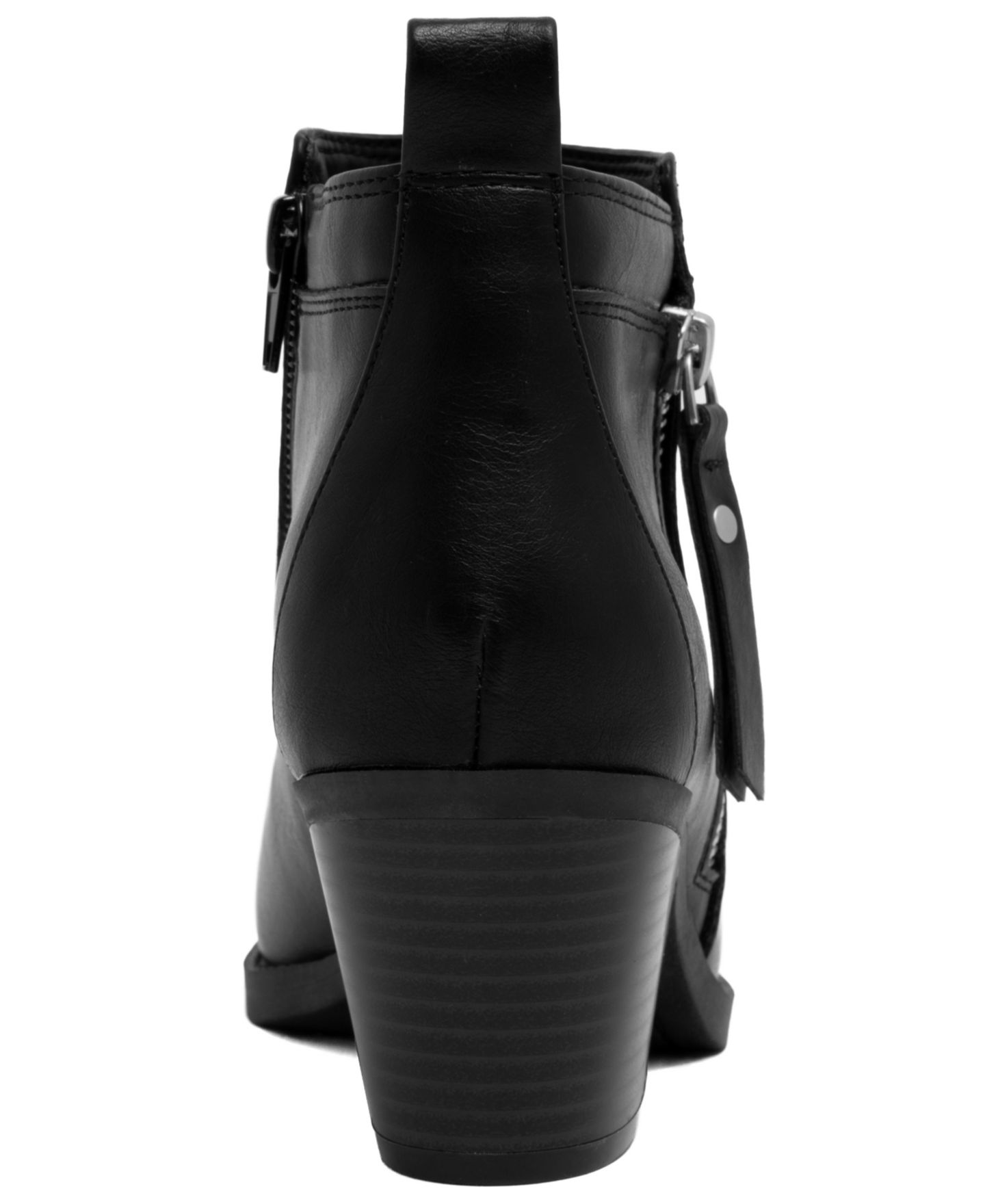 Женские ботинки Sugar Echoes Almond Toe Casual Booties, цвет: Чёрный — фото 3
