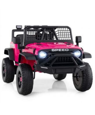 24V Kids Ride-On Car with Remote Control, LED Lights and Music, Up to 66 lbs, Ages 3+