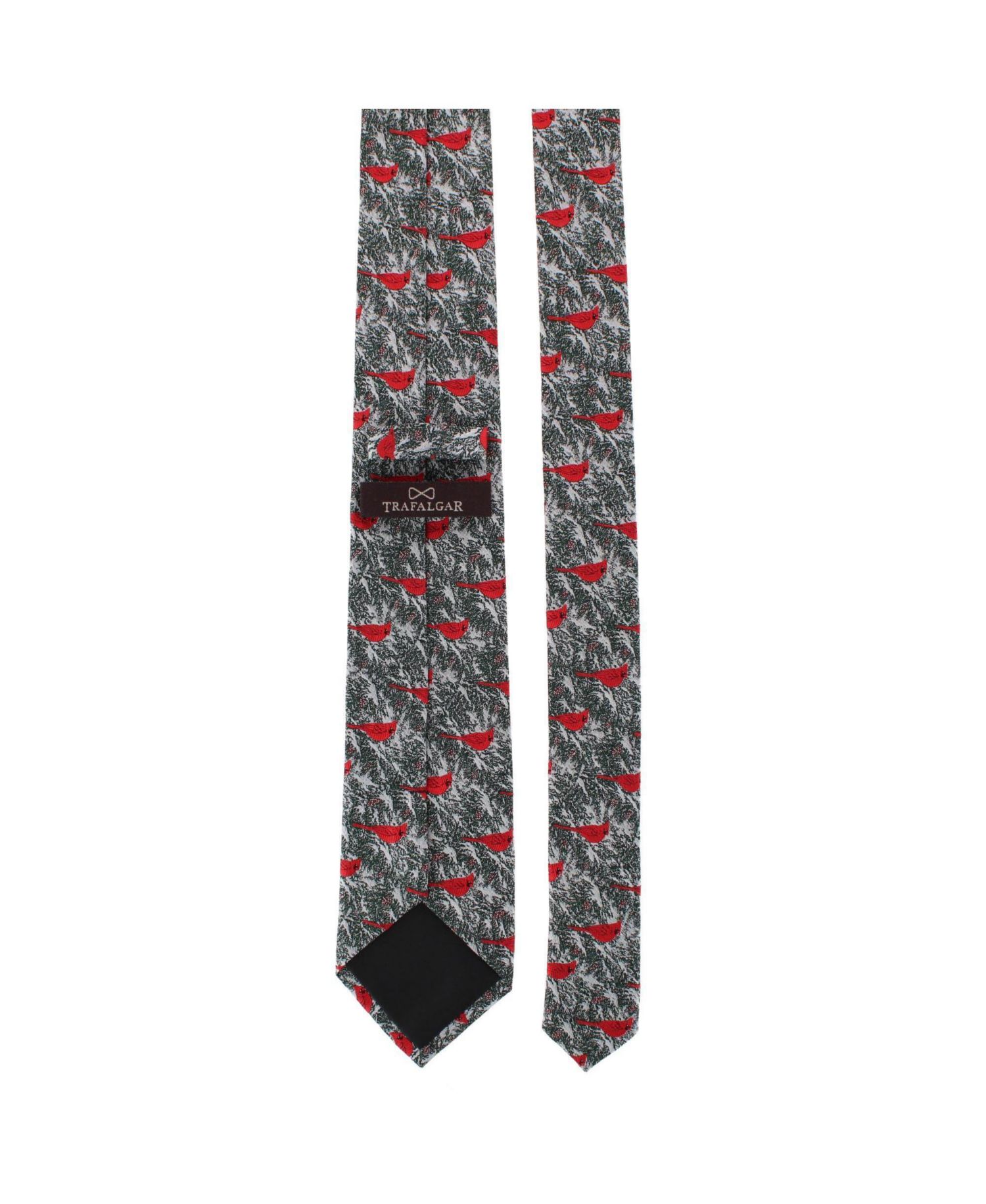 Men's The Snowy Virginia Nightingale Silk Novelty Necktie