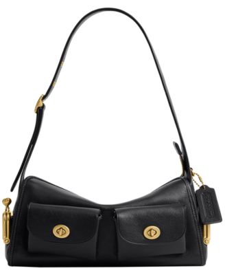 Haversack Turnlock Medium Leather Shoulder Bag 27