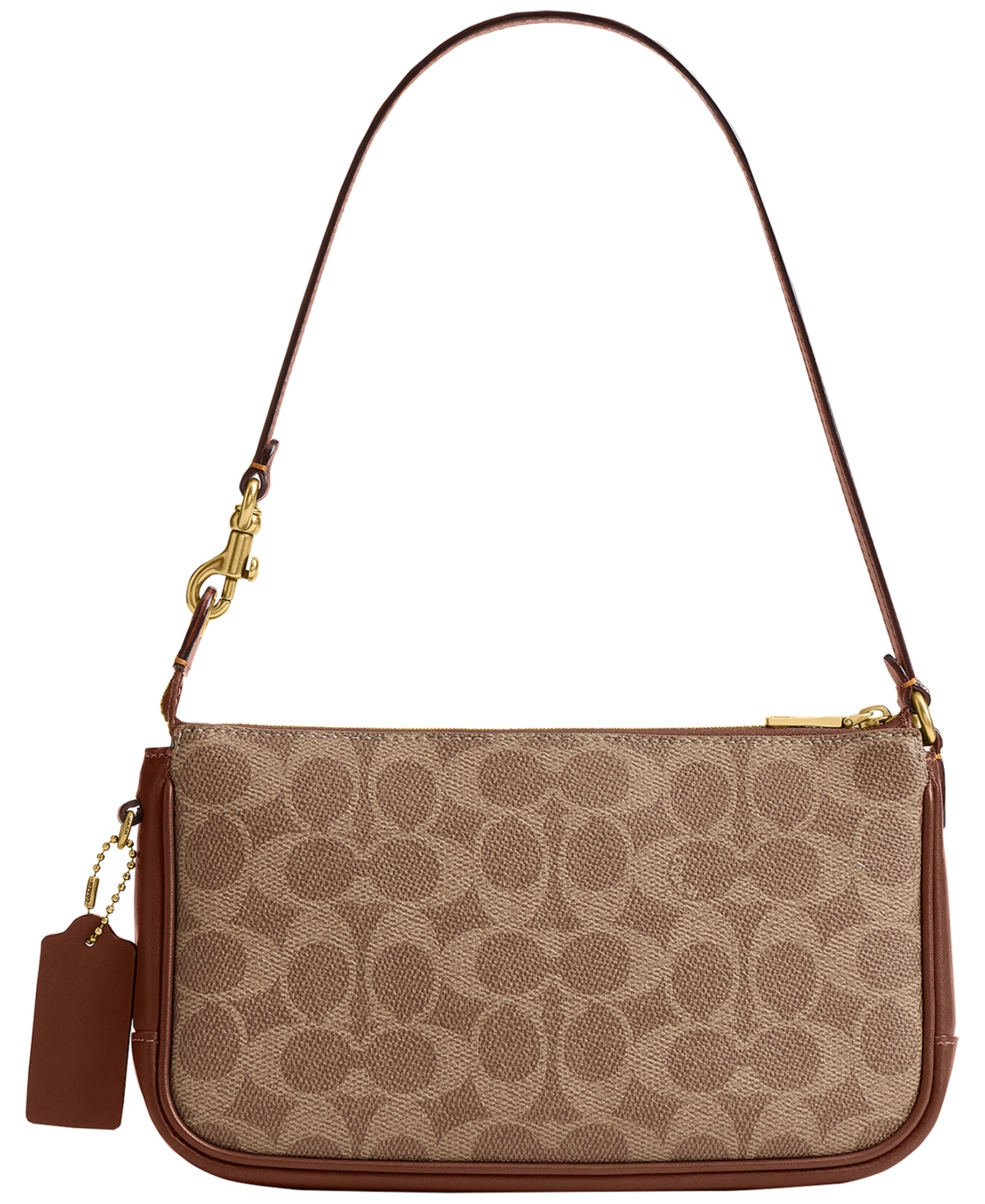 Coach Plaza Signature Leather Small Shoulder Handbag