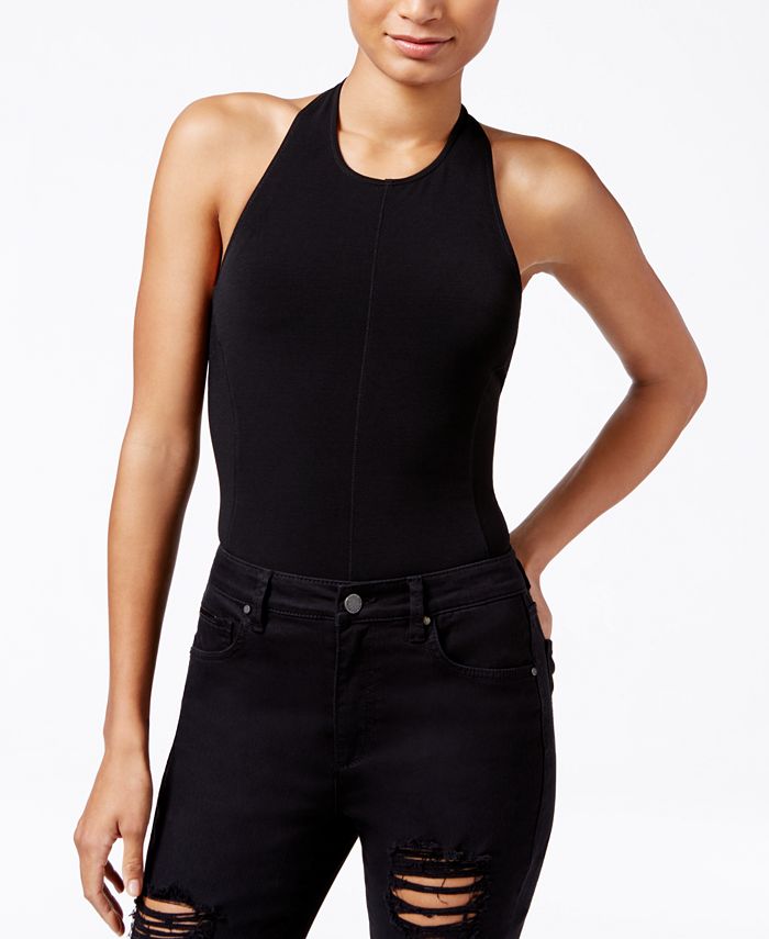 RACHEL Rachel Roy Halter Bodysuit, Created for Macy's Macy's