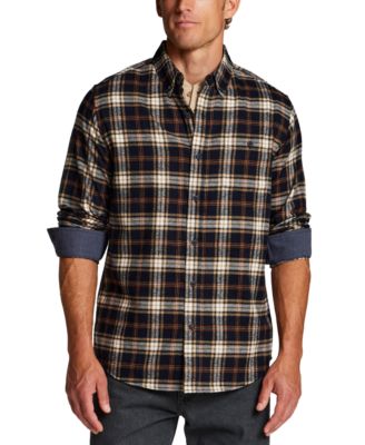 Men's Button-Front Flannel Shirt