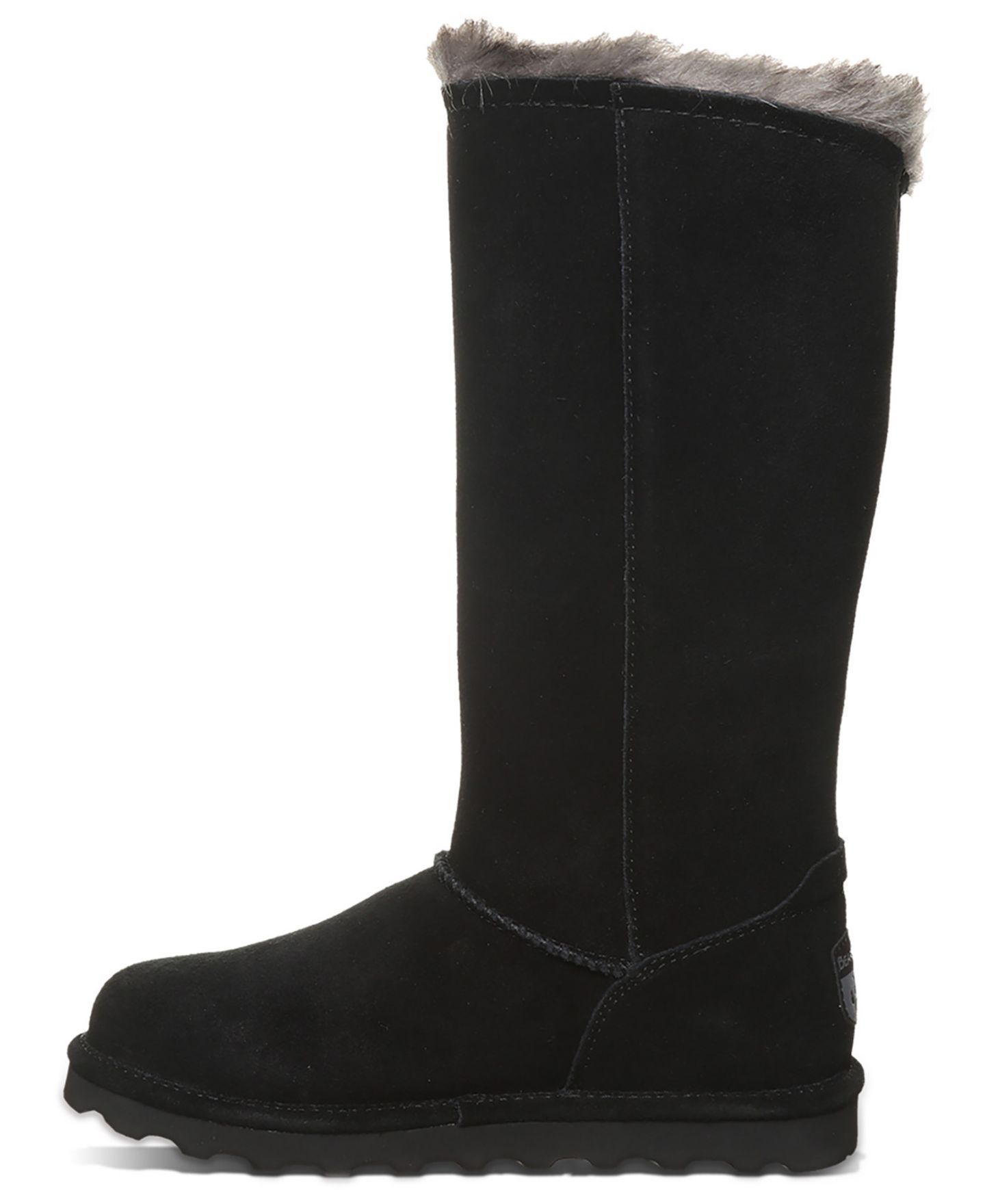 Женские ботинки BEARPAW Emery II Faux Fur Mid Calf, цвет: Чёрный — фото 7
