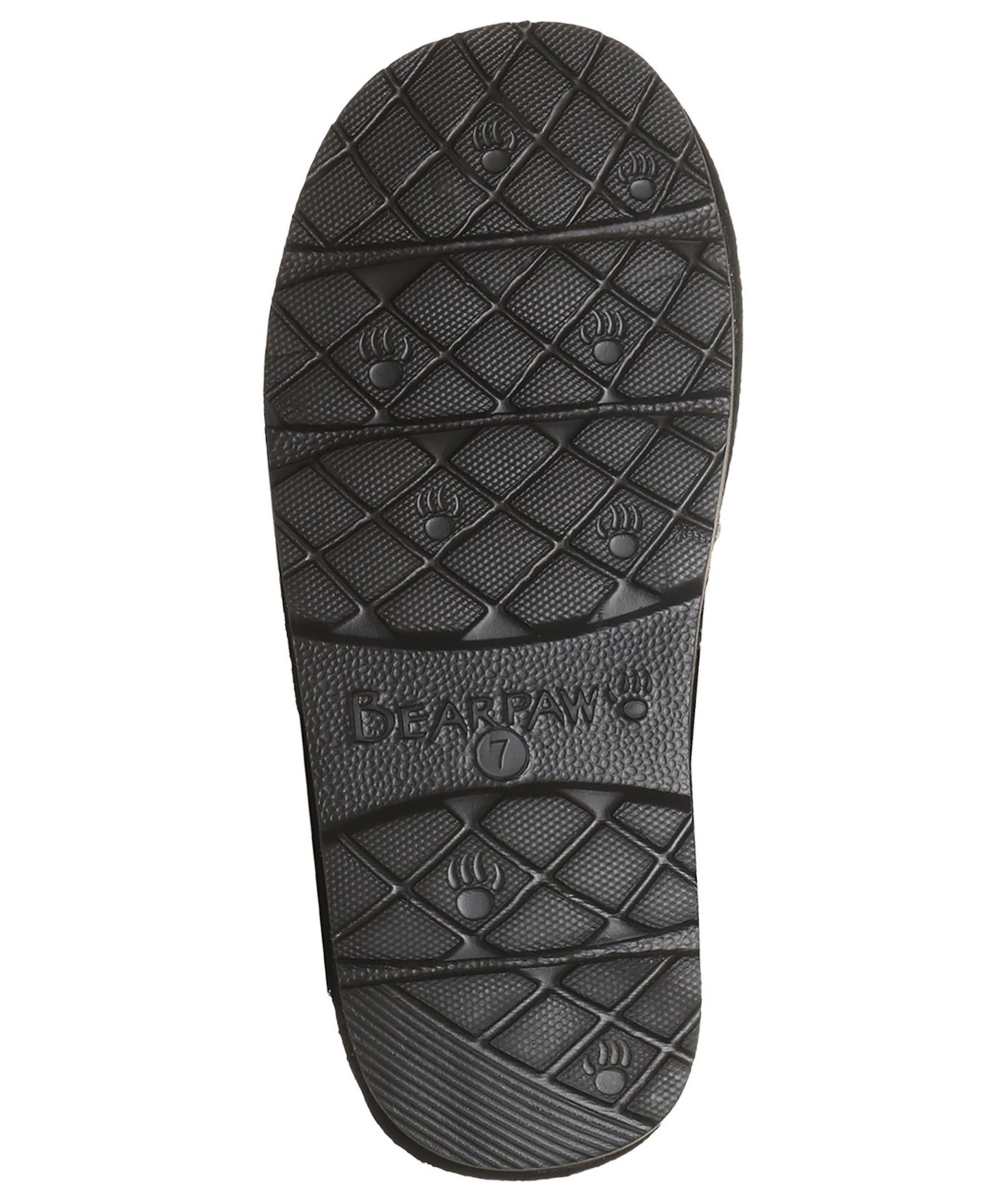 Женские тапочки BEARPAW Loki Nova Embellished Suede Scuff Slippers, цвет: Чёрный — фото 5