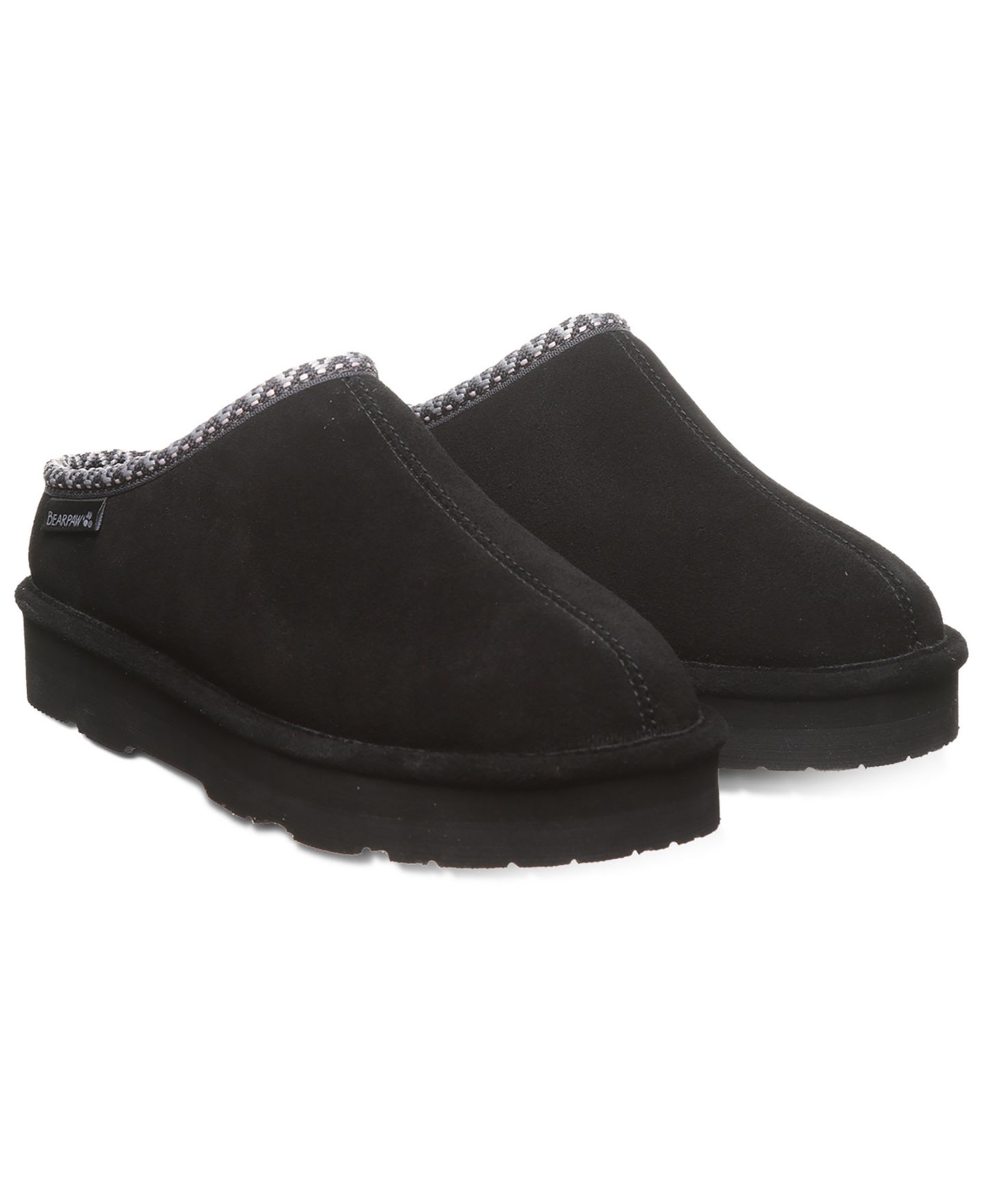 Женские тапочки BEARPAW Martis Slip-On Slippers, цвет: Чёрный — фото 7