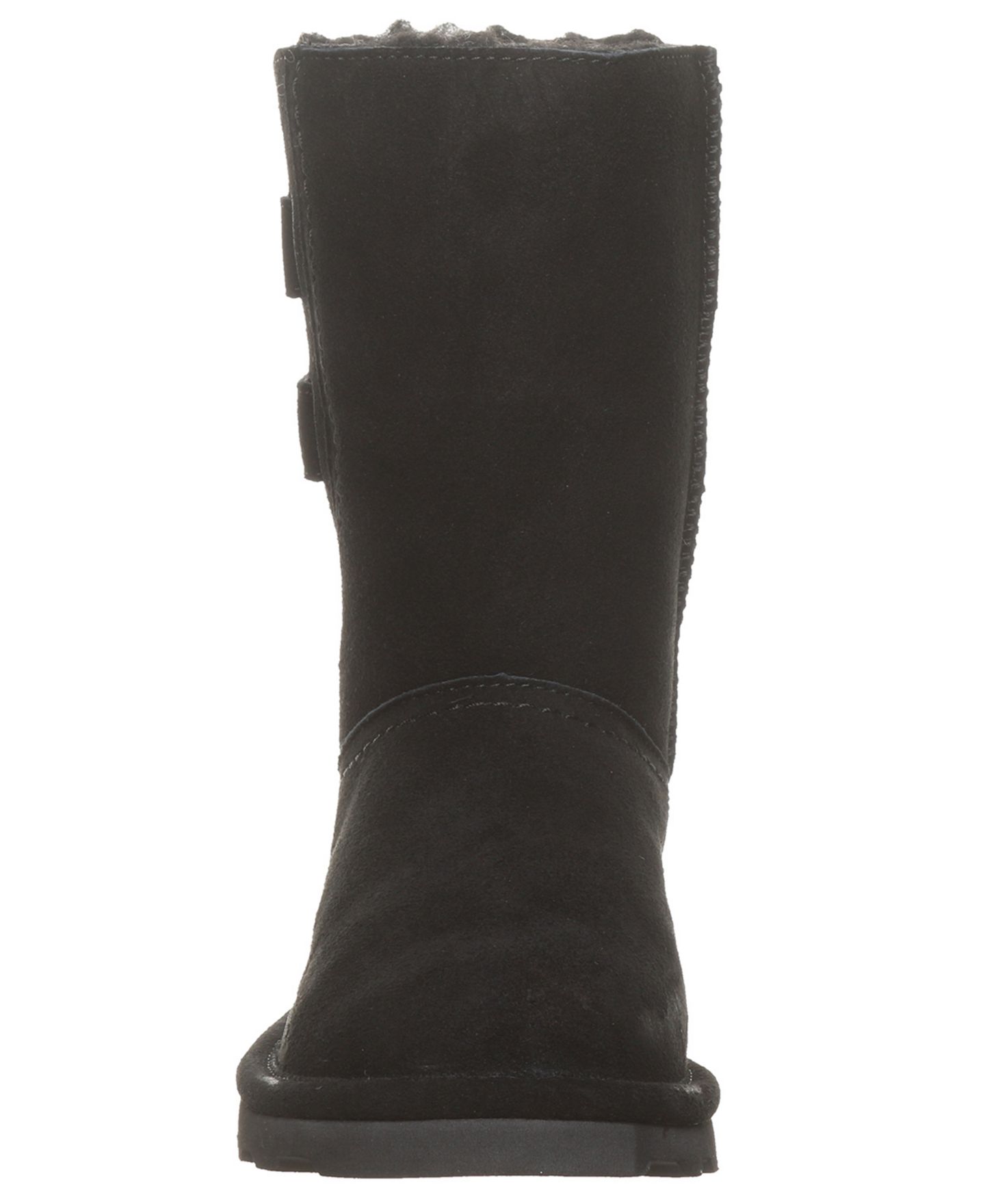 Женские ботинки BEARPAW Aurelia Suede Winter Round Toe, цвет: Чёрный — фото 8