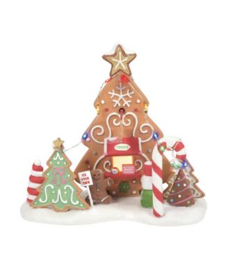 North Pole Village Ice Your Own Tree Lot Figurine