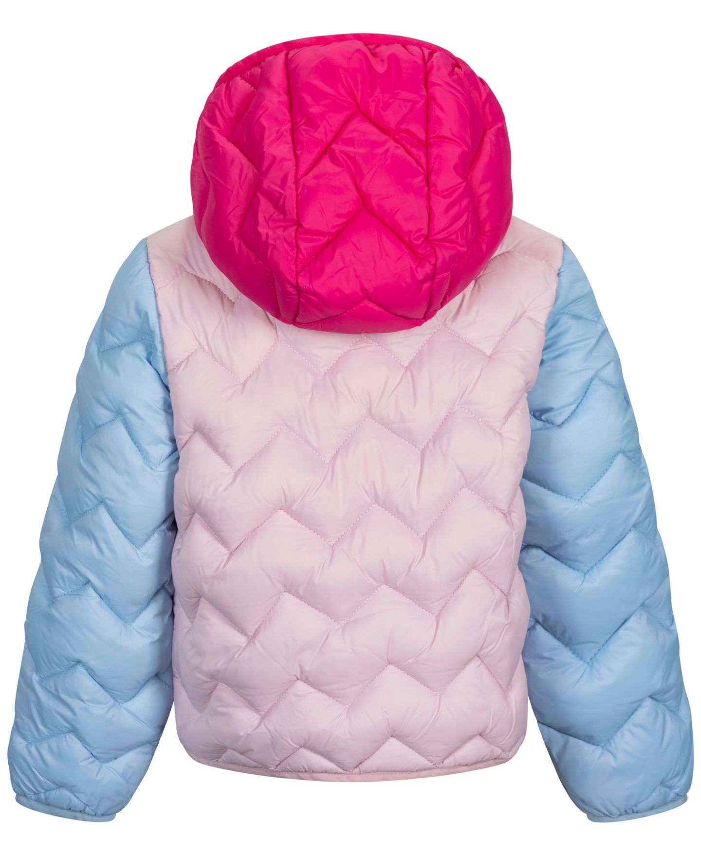 Куртка S Rothschild & CO Zig Zag Quilt Midweight Packable Jacket для девочек-малышей, цвет: Лавандовый комбинированный — фото 2