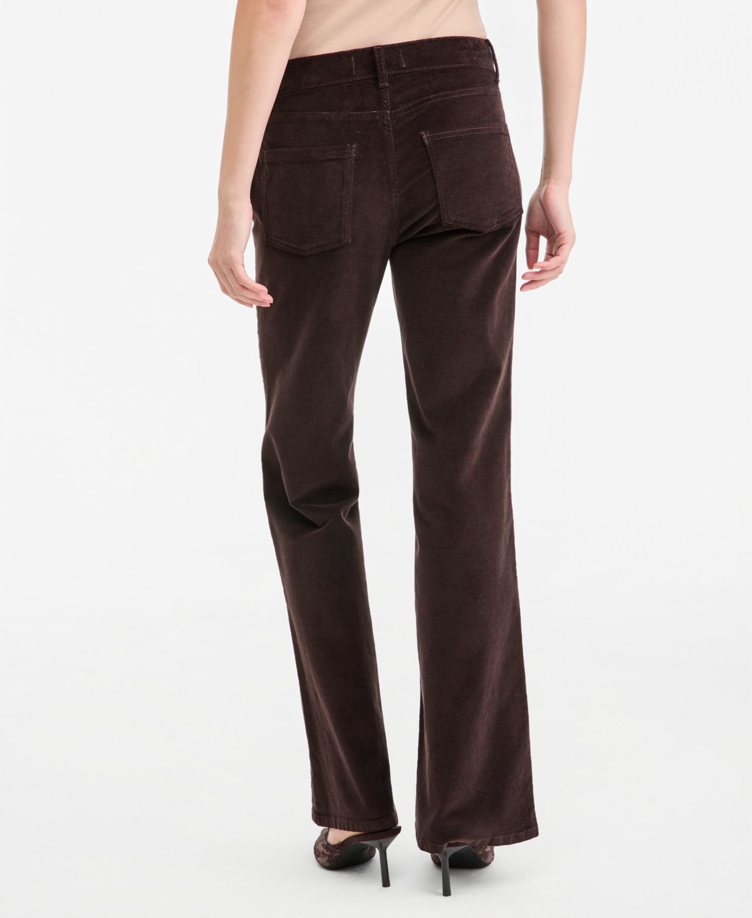 Women's Luelle Corduroy High-Waist Straight-Leg Pants, Macy's Exclusive