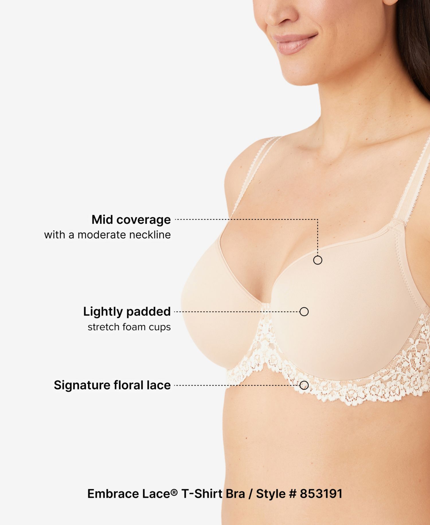 Women's Embrace Lace Contour Bra 853191