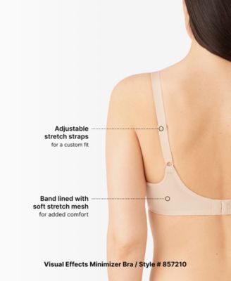 Women's Visual Effects Minimizer Bra 857210, Up To I Cup thumbnail 7