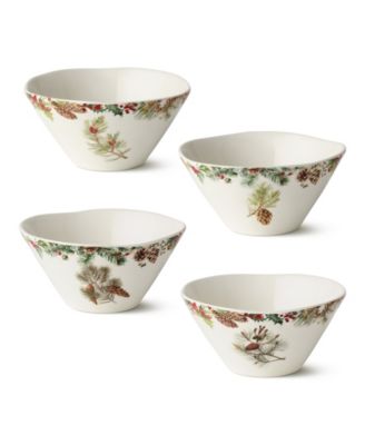 Woodland Ice Cream Bowls, Set of 4