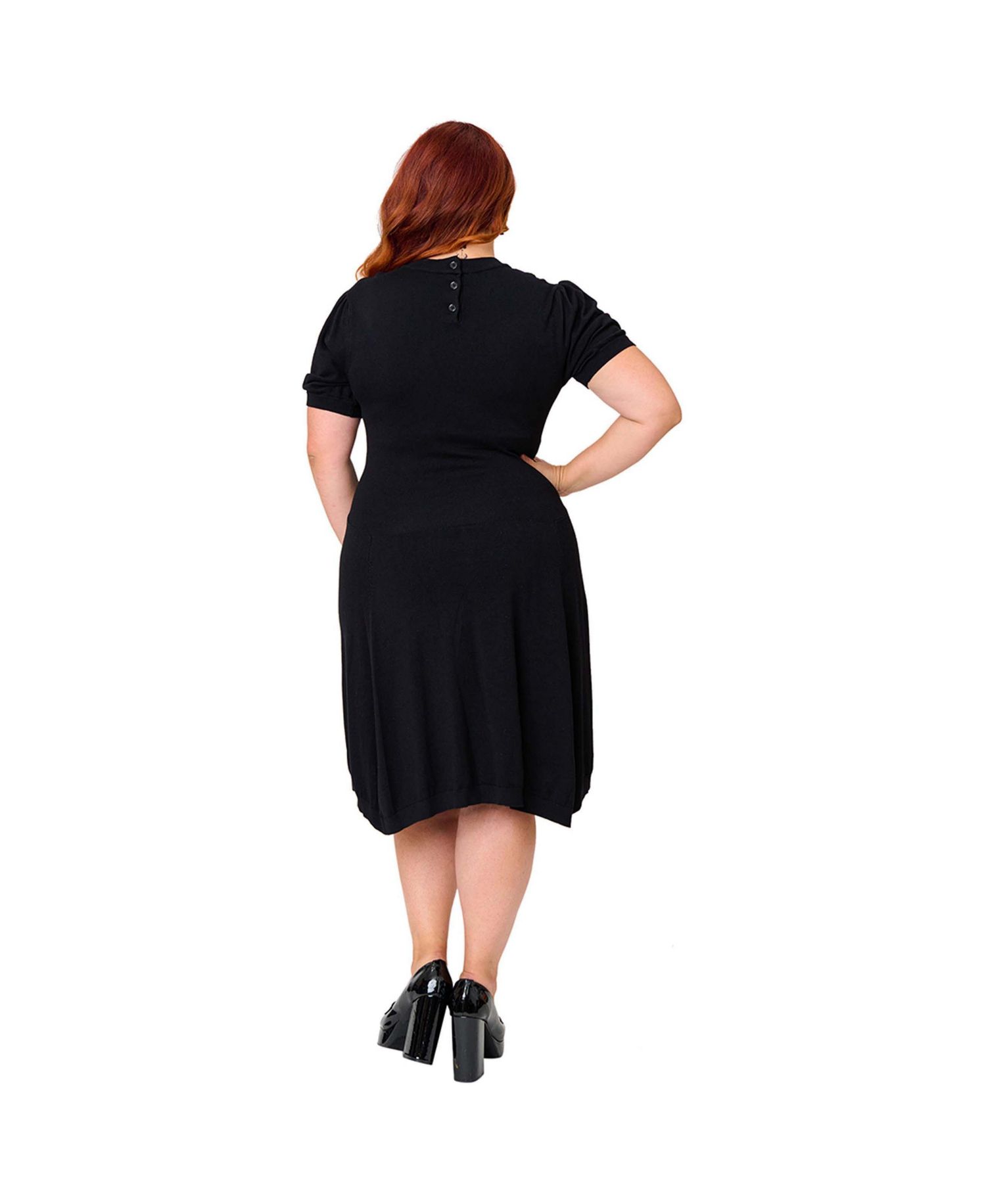 Women's Heart Cutout Flare Dress