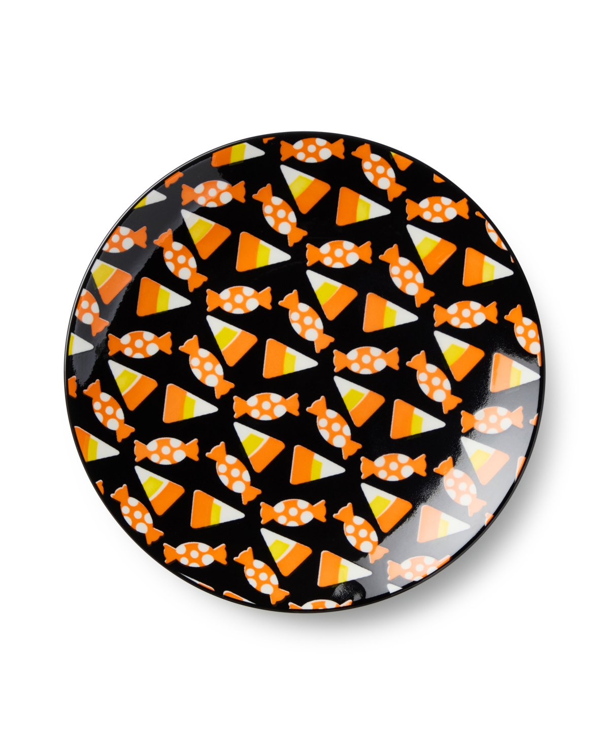 Certified International Halloween Pad Print Salad Plates, Set of 6