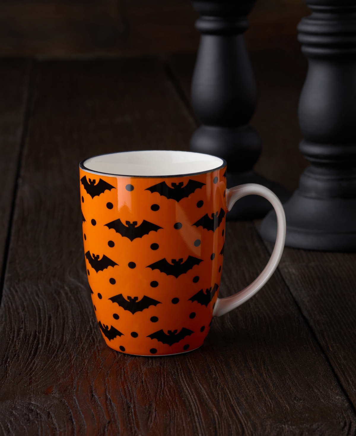 Certified International Halloween Pad Print Mugs, Set of 6