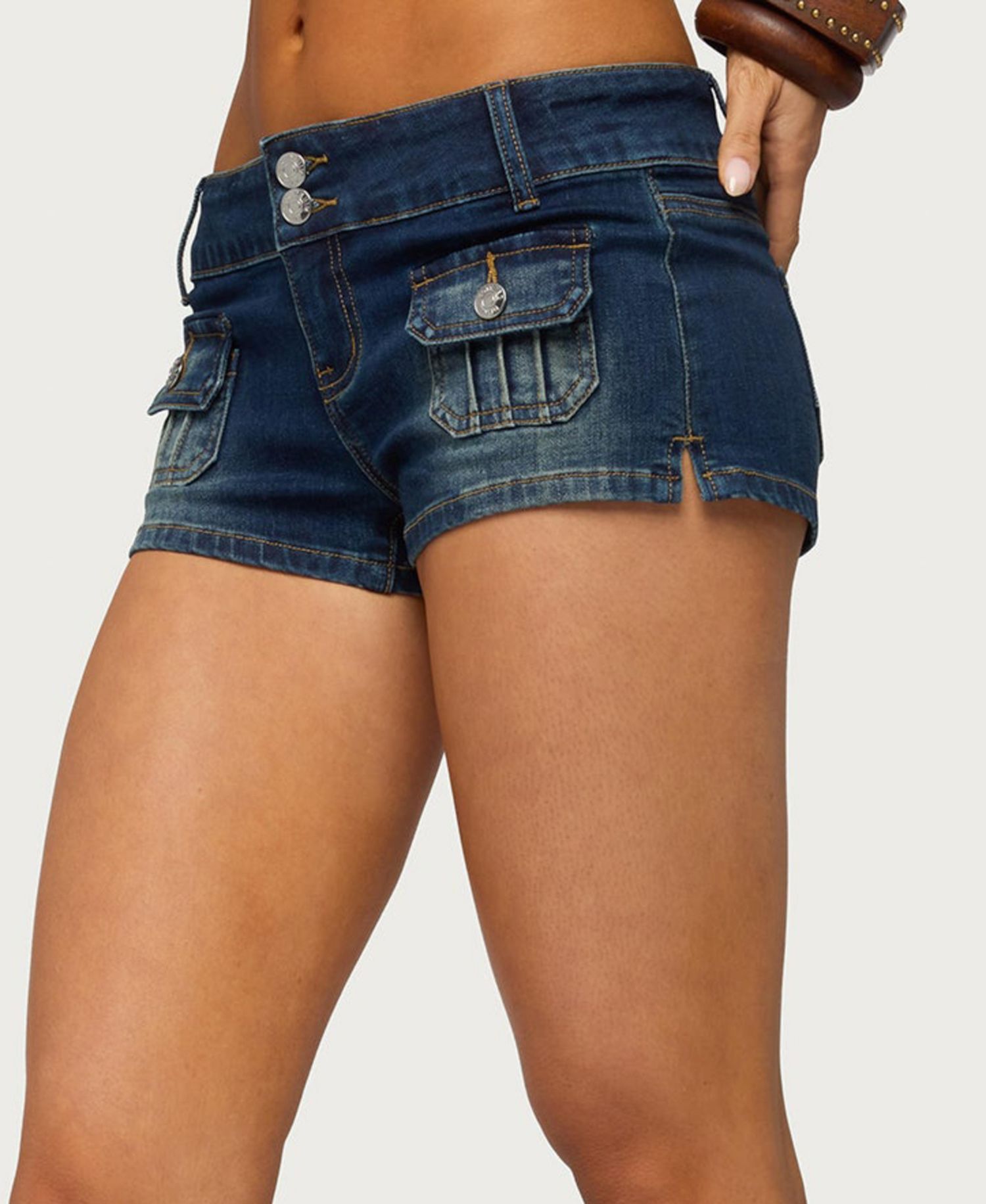 Women's Birde Low-Rise Denim Stretch Shorts, 2" Inseam