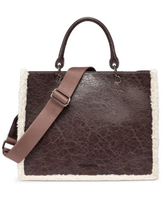 Kieran Medium Sherpa Tote Handbag