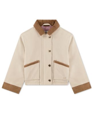 Toddler Girls' 2T-5T Barn Point Collar Jacket