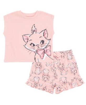 Baby Girls Minnie Mouse Marie (0-3 to 24 M) 2-Piece T-Shirt and Shorts Set