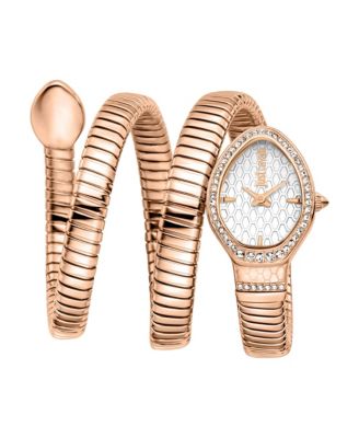 Women's Carezza Quartz IP Stainless Steel Bracelet Watch