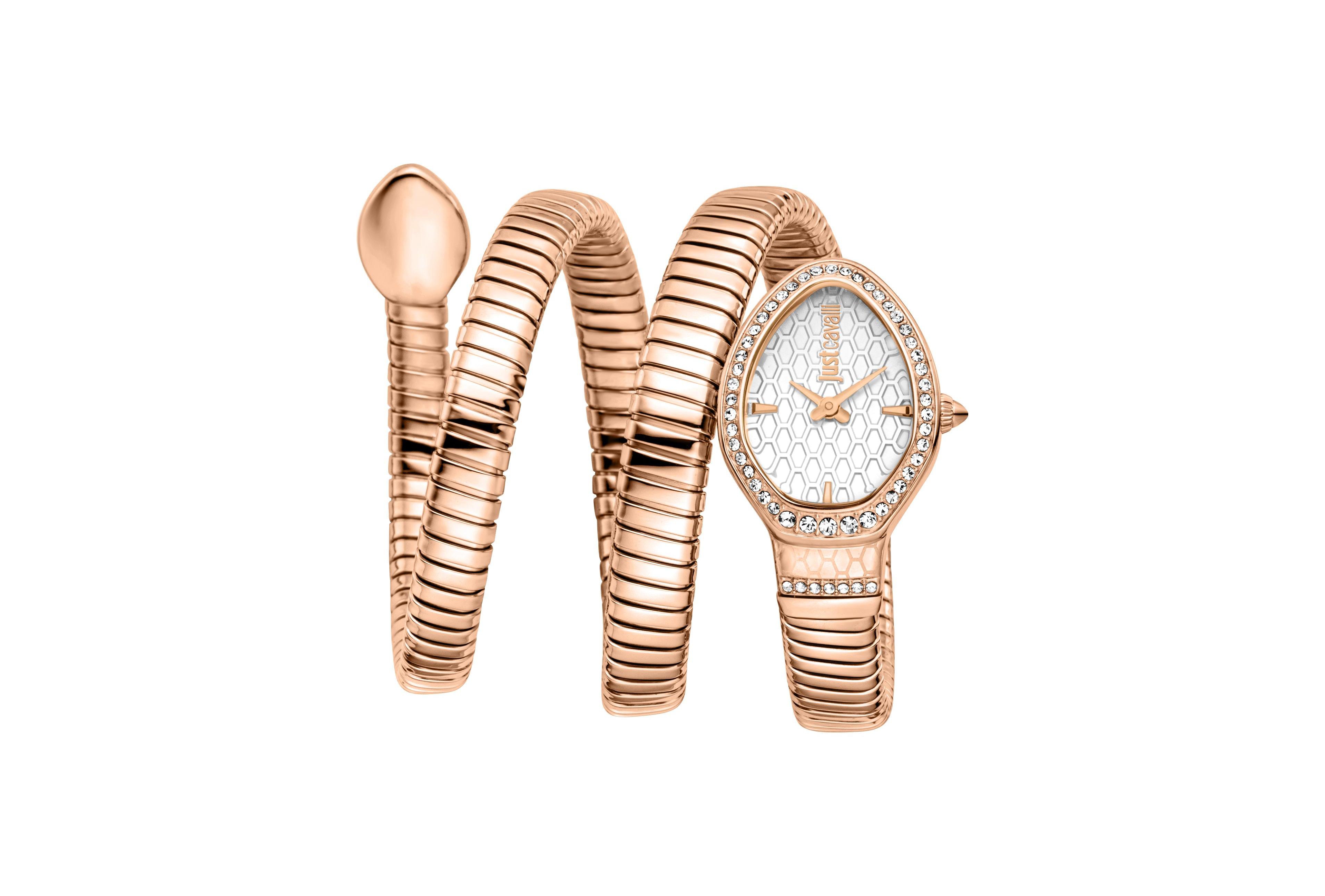 Just Cavalli Women's Carezza Quartz Ip Stainless Steel Bracelet Watch