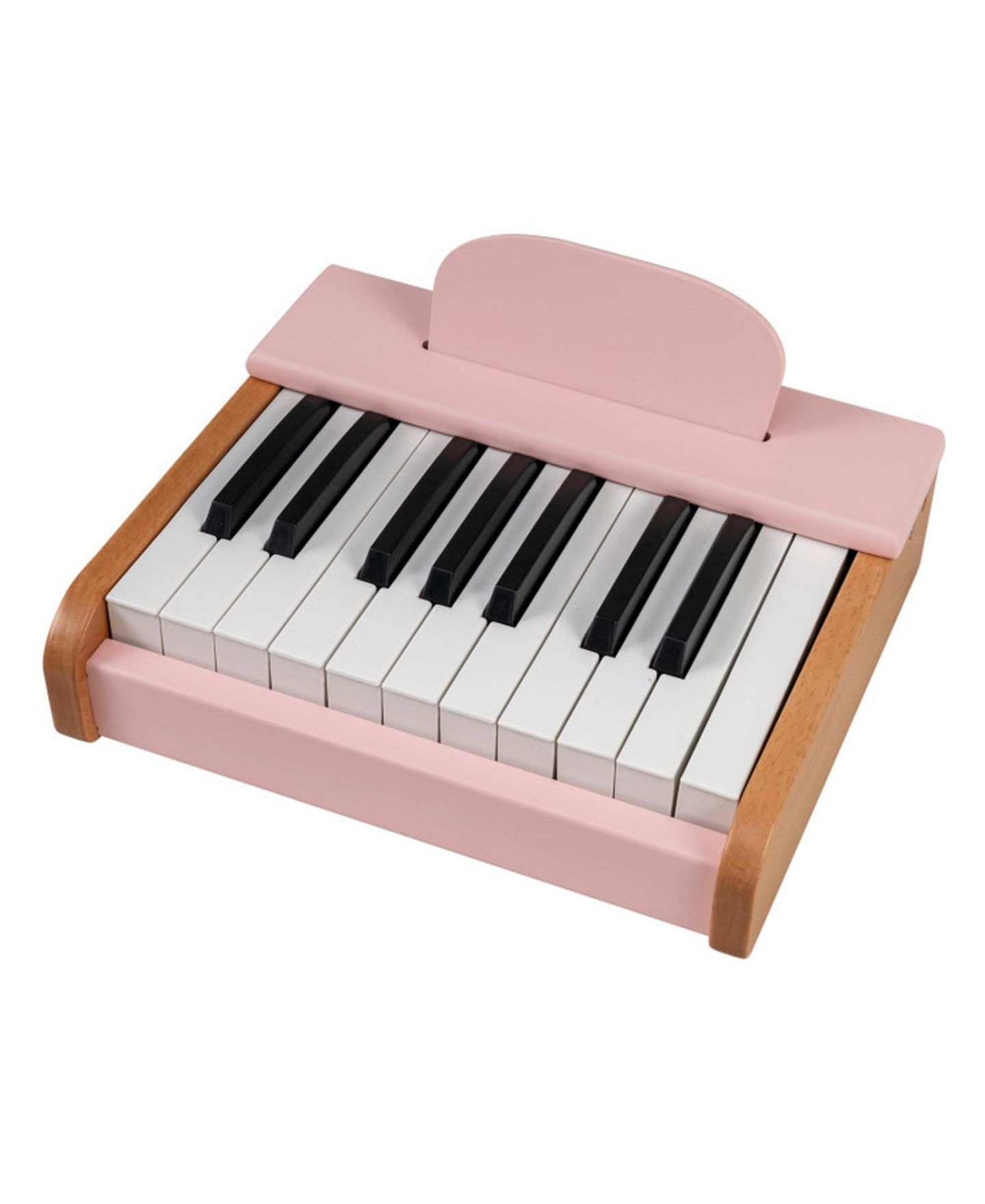 Детская игрушка HONGGE 18-Key Wooden Musical Toy Piano, Ages 3+, цвет: Розовый — фото 10