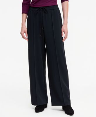 Women's Drawstring Wide-Leg Pants